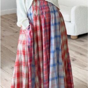 Free spirit plaid skirt | apple crisp